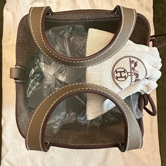 HERMÈS | Authentic NEW w BOX 2023 In-the-Loop 18 Swift Clemence Taurillon EToupe - Picture 13 of 16